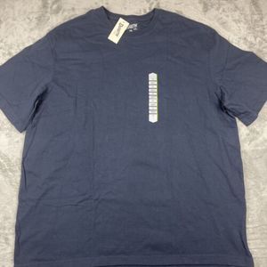 DULUTH TRADING S/S LONGTAIL T RELAXED FIT T-SHIRT IN NAVY  SIZE XXL‎    NEW!